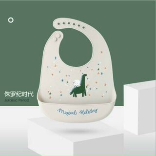 Yếm máng ăn dặm silicon Muslin