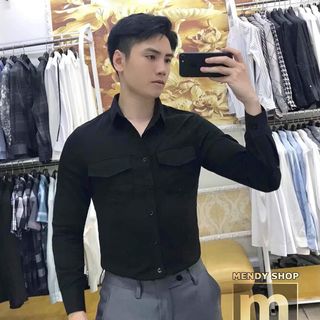 Áo Sơ Mi Vải Đũi Dài Tay Mát Mịn Không Nhăn Không Phai Không Xù Thoáng Mát, Thấm Hút, Kiểu Dáng Trẻ Trung