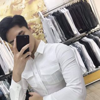 Áo Sơ Mi Vải Đũi Dài Tay Mát Mịn Không Nhăn Không Phai Không Xù Thoáng Mát, Thấm Hút, Kiểu Dáng Trẻ Trung