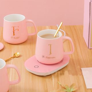 Bộ cốc ca sứ có đế hâm nóng bằng điện
