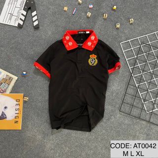 Áo thun họa tiền thêu bó tay bo cô