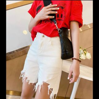 Quần short ngố jean nữ rách Ms47 giá sỉ