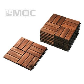 Vỉ gỗ lót sàn sân thượng, sàn nhà - 12 nan