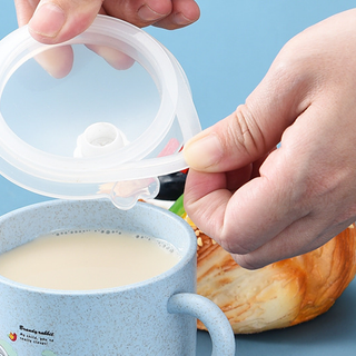 Ly, Cốc uống nước lúa mạch có nắp và ống hút silicone