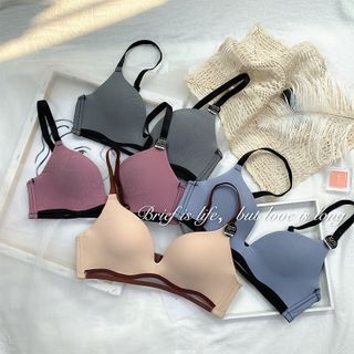 Áo Ngực Không Gọng, Dây Viền Dưới Cup, Cài Sau, Áo Lót, Thời Trang, Thoải Mái Gợi Cảm giá sỉ
