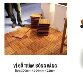 Vỉ gỗ lót sàn ngoài trời, ban công, nhà tắm