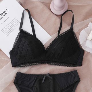 Áo Lót Ren Không Gọng Đệm Mỏng, Áo Bra Dệt Kim, Áo Ngực Nữ - AN008