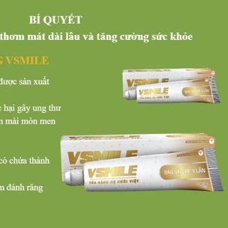 VSMILE kem đánh răng bị caphe