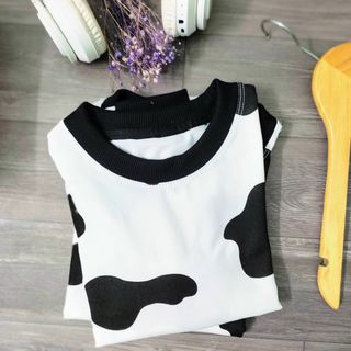 Set đồ bộ cho bé mặc nhà bò sữa đẹp