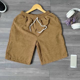 Quần nhung lửng có túi sau