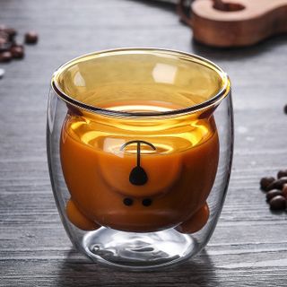 LY THUỶ TINH 2 LỚP CÁCH NHIỆT HÌNH GẤU