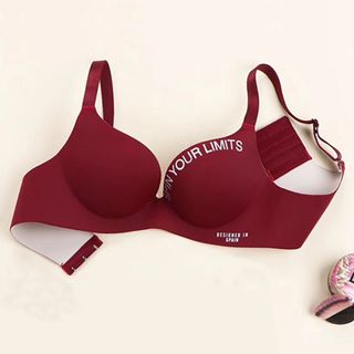 Áo Lót Su Đúc Nâng Ngực In Viền Chử Hai Dây Nhật, Áo Ngực Nữ - AN004