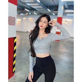 QUẦN ỐNG LOE LƯNG CAO SƠ VIN KHÔNG KHÓA CHUẨN PHOM - May theo yêu cầu