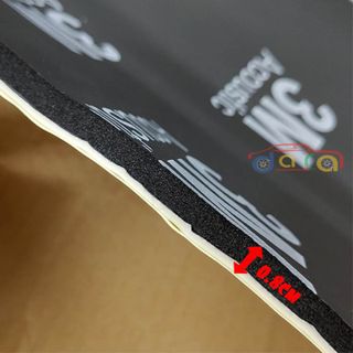 Tấm cách âm 3MAcoustic 3 lớp màu đen siêu chống ồn cho ô tô
