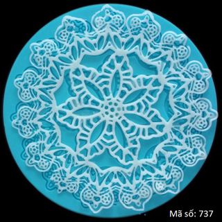 Khuôn silicon ren hình vương miệng - Khuôn silicon làm bánh, rau câu, fondant – Mã số 737