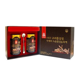 Cao hồng sâm nhung hươu 6 tuổi Goryo ( 250g x 2 lọ ) 6 YEAR GORYO DEER ANTLERS RED GINSENG EXTRACT
