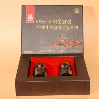 Cao hồng sâm nhung hươu 6 tuổi Goryo ( 250g x 2 lọ ) 6 YEAR GORYO DEER ANTLERS RED GINSENG EXTRACT