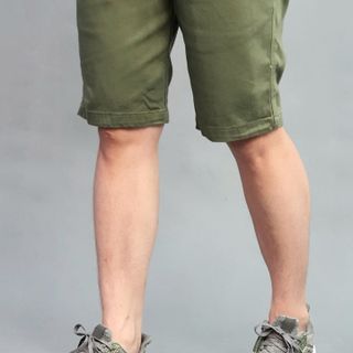 QUẦN SHORT NAM LƯNG THUN VẢI KAKI NHẬP