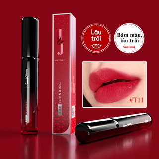 Son đỏ đất Kem Lì T&J Liptick Siêu Mịn,Dưỡng cao, Lên màu cực chuẩn
