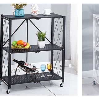 Kệ 3 tầng đựng vật dụng có bánh xe di chuyển