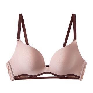 Áo Ngực Không Gọng, Dây Viền Dưới Cup, Cài Sau, Áo Lót, Thời Trang, Thoải Mái Gợi Cảm