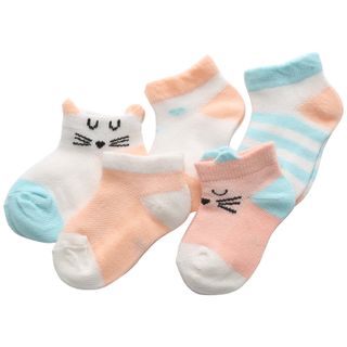 SET 5 đôi tất lưới hình thú cho bé