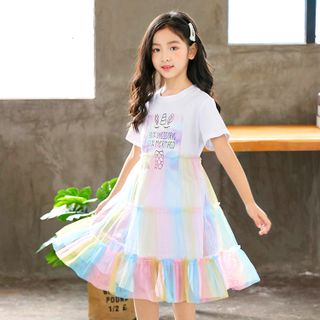 Váy đầm công chúa Unicorn + Mermaid cho bé gái lớn, size đại từ 15-45kg