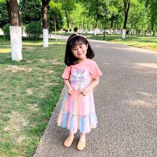 Váy đầm công chúa Unicorn + Mermaid cho bé gái lớn, size đại từ 15-45kg