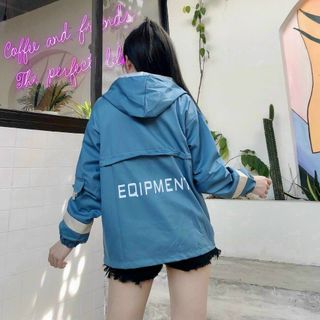 Áo khoác kaki hộp EQIPMENT rẻ đẹp