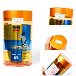 Dầu Cá Omega 3 Costar 1000mg 100 viên Của Úc tốt cho tim mạch, mắt và người huyết áp