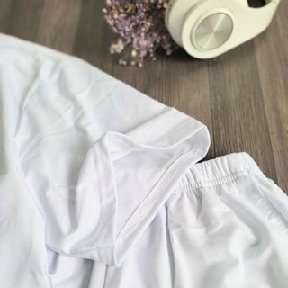 Đồ bộ in gấu chất thun cotton co giản thoáng mát