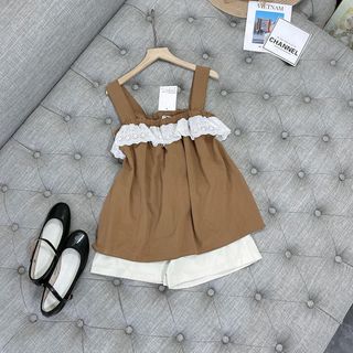 Sét 2 dây phối ren ngực