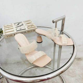 Dép gót vải xinh