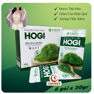 Rong nho tách nước HOGI, Rong nho tách nước tặng kèm nước sốt mè rang