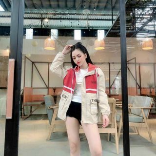 Áo khoác kaki hộp DISTING TIVE LOOK giá rẻ