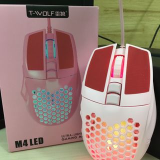 CHUỘT GAMING TWOLF M4 FULL HỒNG USB CÓ LED
