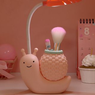 Đèn Để Bàn Hình Ốc Sên Kèm Ống Đựng Bút