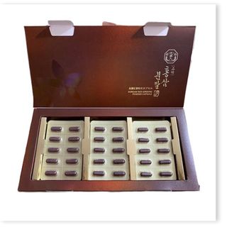 Hồng sâm Hàn Quốc BIO nguyên chất 100% dạng viên hộp 60 viên 250 mg