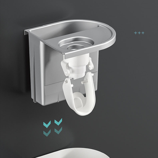 Kệ để bàn chải đánh răng và nhả kem đánh răng tự động kèm 2 cốc