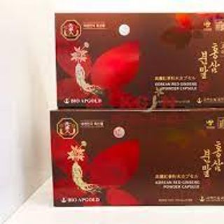 Hồng sâm Hàn Quốc BIO nguyên chất 100% dạng viên hộp 60 viên 250 mg