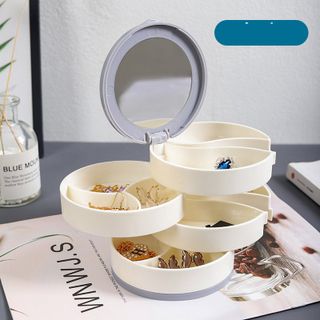 Hộp đựng trang sức 4 tầng có gương