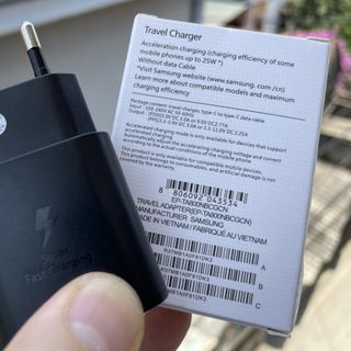 Củ sạc nhanh Sam sung 25W Zin linh kiện Full Box ra chuẩn 18W