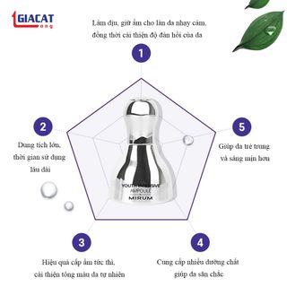 TINH CHẤT PHỤC HỒI DA CHUYÊN SÂU (MIRUM YOUTH INTENSIVE AMPOULE)