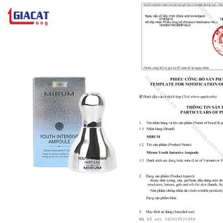 TINH CHẤT PHỤC HỒI DA CHUYÊN SÂU (MIRUM YOUTH INTENSIVE AMPOULE)