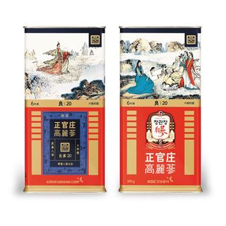 Hồng sâm củ khô 300gr hộp thiếc chính hãng Deadong size đại ( Dưới 10 củ )
