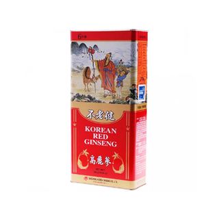 Hồng sâm củ khô 300gr hộp thiếc chính hãng Deadong size đại ( Dưới 10 củ )