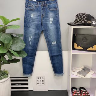 quần jean nam cao cấp rách họa tiết cực đẹp giá sỉ