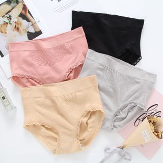 Quần lót cotton ôm mông lưng cao vải kháng khuẩn Freesize