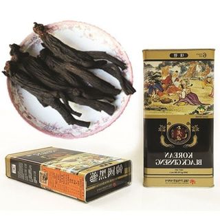 Hắc sâm củ khô 150g hộp thiếc Deadong Hàn Quốc