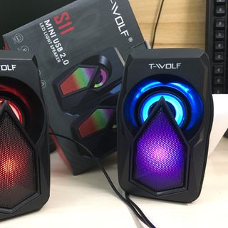 LOA VI TÍNH TWOLF S11 2.0 LED 7 MÀU